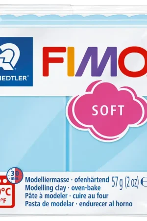 Pâte Fimo SOFT Pastel Bleu Aqua pastel 305 Authentique