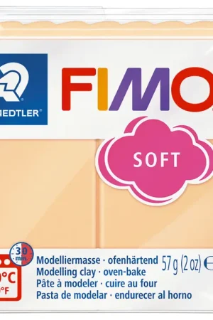 Pâte Fimo SOFT Orange pêche Pastel 405 Super Prix