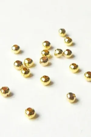 100 perles en métal dorées - 2,4 mm Acheter Direct