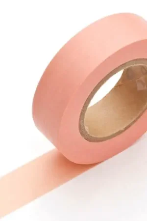 Prix Bas Masking tape uni - Rose saumon