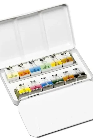 Commande En Gros Coffret aquarelle fine 12 demi godets