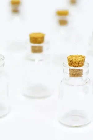 10 fioles en verre 2,6 cm Retour Gratuit