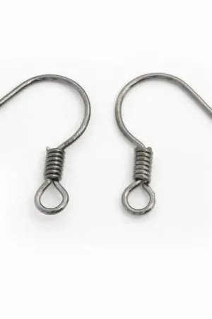 Meilleur Choix 10 paires de boucles d'oreilles crochets - couleur noir métallisé
