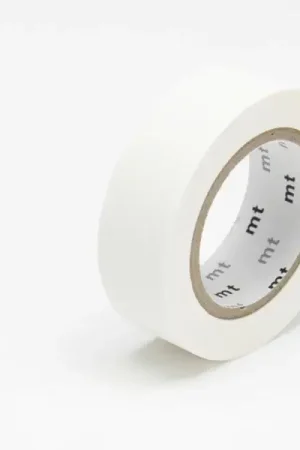 Dernière Chance Masking tape uni - blanc