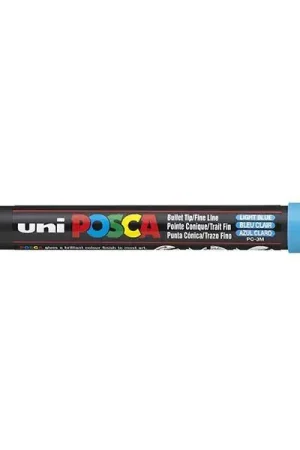 Marqueur posca - pointe fine 1,5 mm - Bleu Clair - PC3M Solde