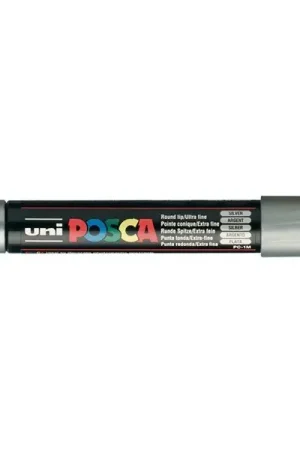 Super Prix Marqueur posca - pointe fine 1,5 mm - Argenté - PC3M