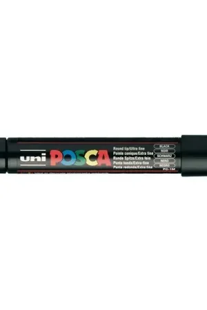 Réduction Marqueur posca - pointe extra-fine 0,7 mm - Noir- PC1M