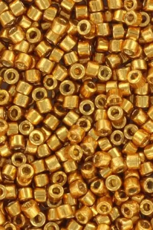 Offre Limitée Miyuki delicas 11/0 - Duracoat galvanised yellow gold 1833