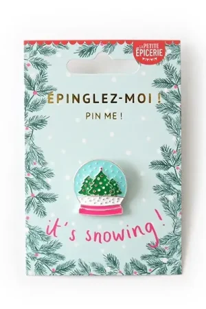 Vente Flash Pin's émaillé boule à neige