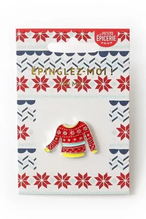 Meilleur Choix Pin's émaillé pull de Noël