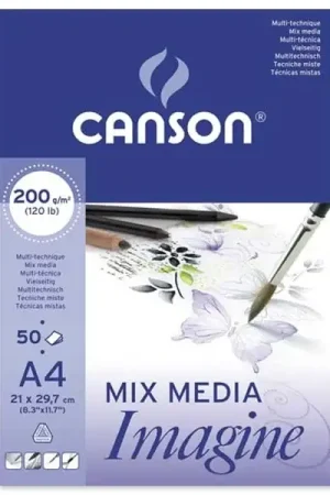 Bloc papier Canson Imagine A4 - 200g/m² Usine Directe
