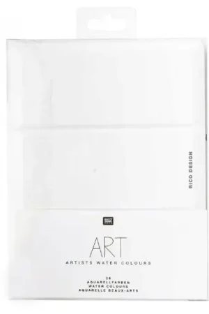Dernier Modèle Palette de 36 demi-godets d'aquarelle / Peinture à l'eau