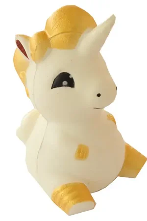 Gros squishy Licorne blanche et dorée Acheter Direct