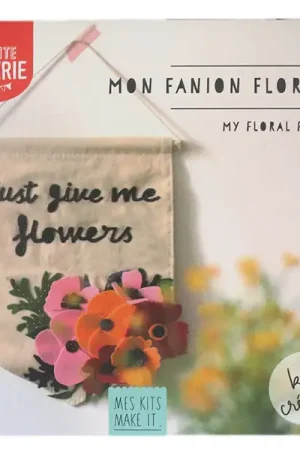 Kit DIY Mercerie - Mon fanion floral Acheter Direct
