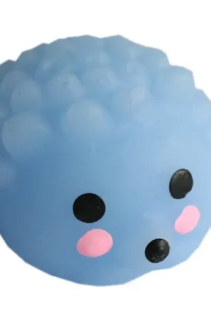 Mini squishy hérisson bleu - anti-stress Dernière Chance