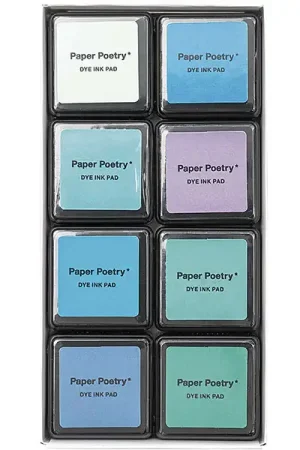 Kit de 8 encreurs Aqua - Paper Poetry Marque