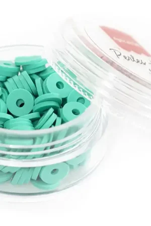 Boite de perles rondelles heishi 6 mm - Turquoise Produit De Marque