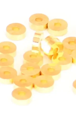 20 perles heishi - intercalaires en laiton doré - 6x2 mm Nouvel Arrivage