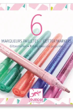 6 marqueurs pailletés - sweet Dernière Chance