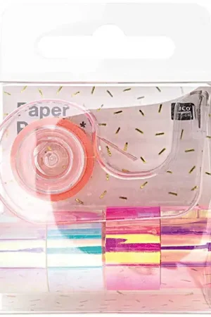 Réduction Lot de 5 mini masking tapes effet miroir roses - Rico Design