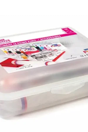 Assortiment 12 pains Fimo + accessoires Promotion