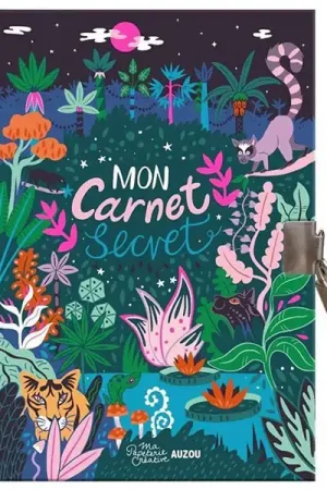 Vente Directe Carnet secret dessiné par Paula Mcgloin - motif jungle
