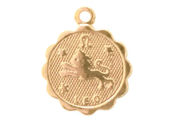 Expédié Aujourd'hui Médaille astro OR FIN - Lion
