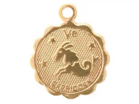 Médaille astro OR FIN - Capricorne Dernière Chance