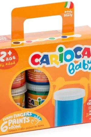 Must-Have Set de 6 peintures à doigts - 6 x 80 ml
