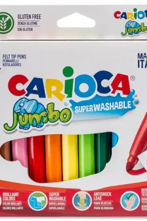 Prix Promo Pochette de 12 feutres Jumbo - Carioca