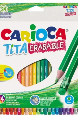 Achat Immédiat 24 crayons de couleur - Carioca Tita