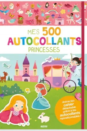 Meilleur Choix Cahier Mes 500 autocollants - princesses