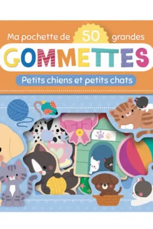 Achetez Aujourd'hui Pochette de 50 grandes gommettes - petits chiens et petits chats