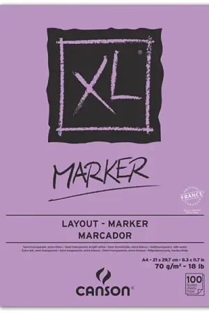 Bloc XL Marker Canson A4 - 70g/m² Top Vente