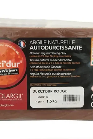 Durci'dur rouge - Argile naturelle autodurcissante Pas Cher