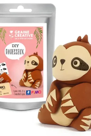 Prix Réduit Mini Kit FIMO - Le Paresseux