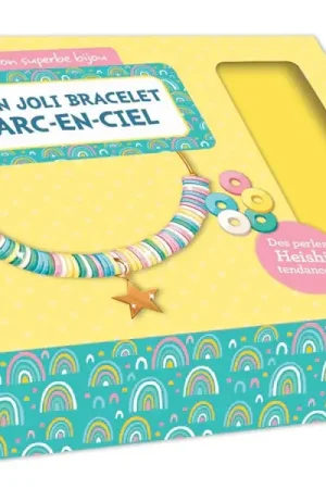 Kit créatif - mon joli bracelet arc-en-ciel - mon superbe bijou Vente Directe
