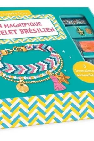 Kit créatif - mon magnifique bracelet brésilien - mon superbe bijou Haute Qualité