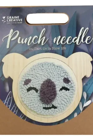 Kit punch needle - Koala Jusqu'à Épuisement Des Stocks