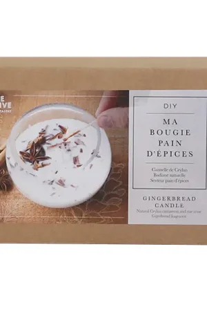Pas Cher Coffret Ma bougie pain d'épices - DIY