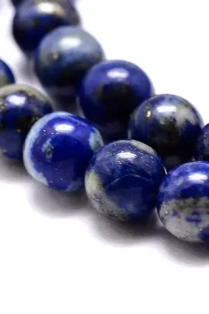 Commander Vite Lot de 15 perles naturelles rondes 6 mm - Lapis-lazuli
