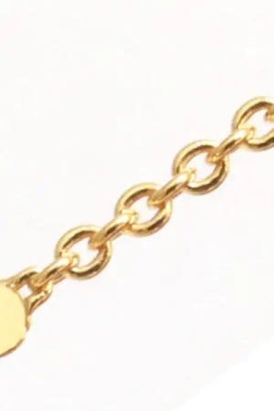 Satisfait Ou Remboursé Chaine maille inclusion petits ronds - doré à l'or fin 18K x 20 cm