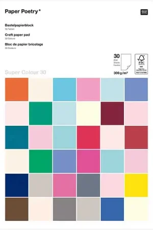 Commander Maintenant Bloc de papier bricolage - Super Multi Colours