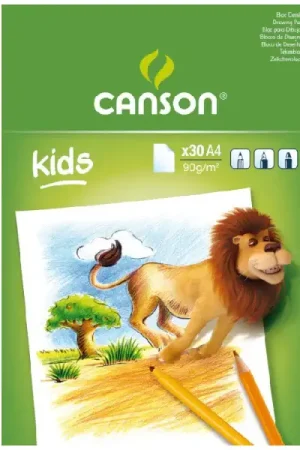 Remise Bloc de papier à dessin "kids" pour enfants - 30 feuilles A4