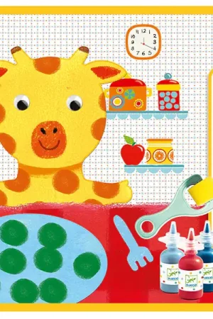 Coffret peinture des petits- Les aventures des doudous Nouveauté