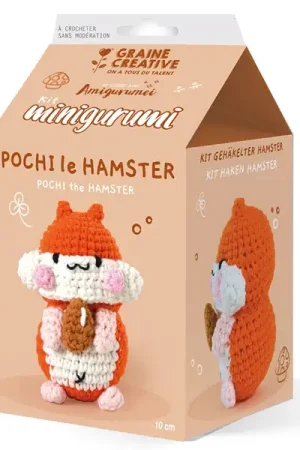 Kit Minigurumi - Hamster 10cm - Graine Créative Meilleur Prix