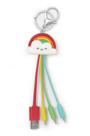 Certifié Câble multi chargeurs - Arc-en-ciel