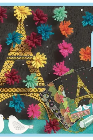 Collages des petits - Explosion de pompons Vente Directe