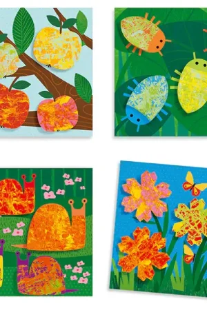 Coffret de peinture des petits - Nature multicolore Vente Flash