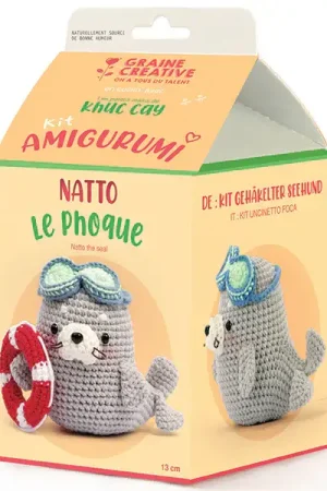 Vente Directe Kit Amigurumi Phoque - Graine Créative